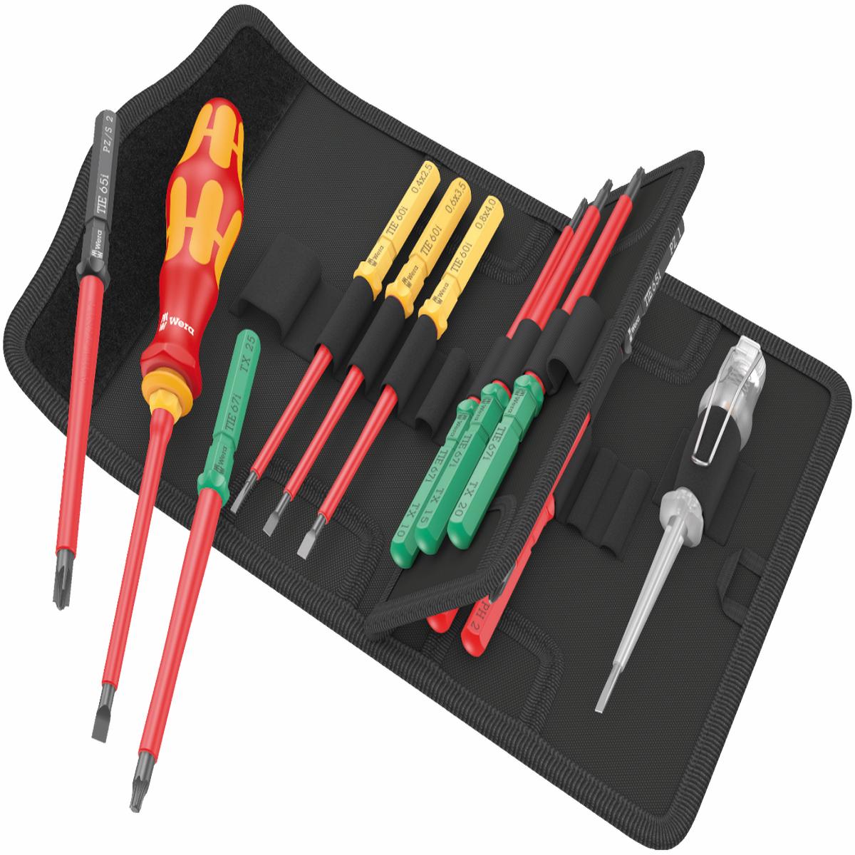 Wera Kraftform Kompakt VDE 16 Universal 1 Tool Finder 16 Piece 006607