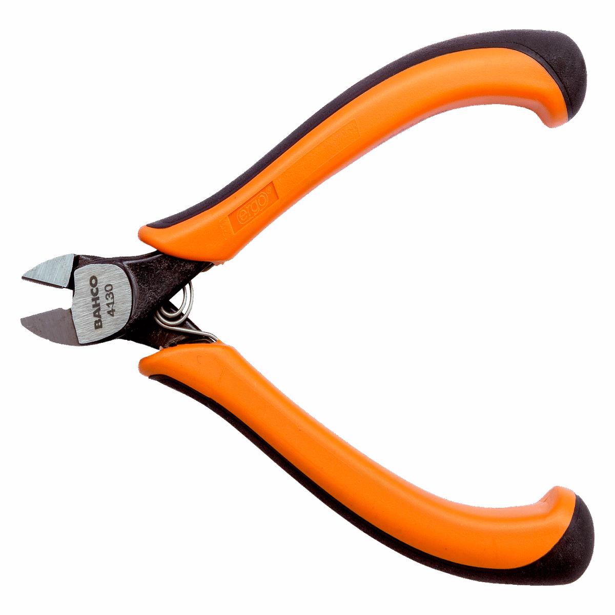 Bahco Ergo Micro Side Cutting Pliers with 2-Component Handle & Phosphate Finish 120mm