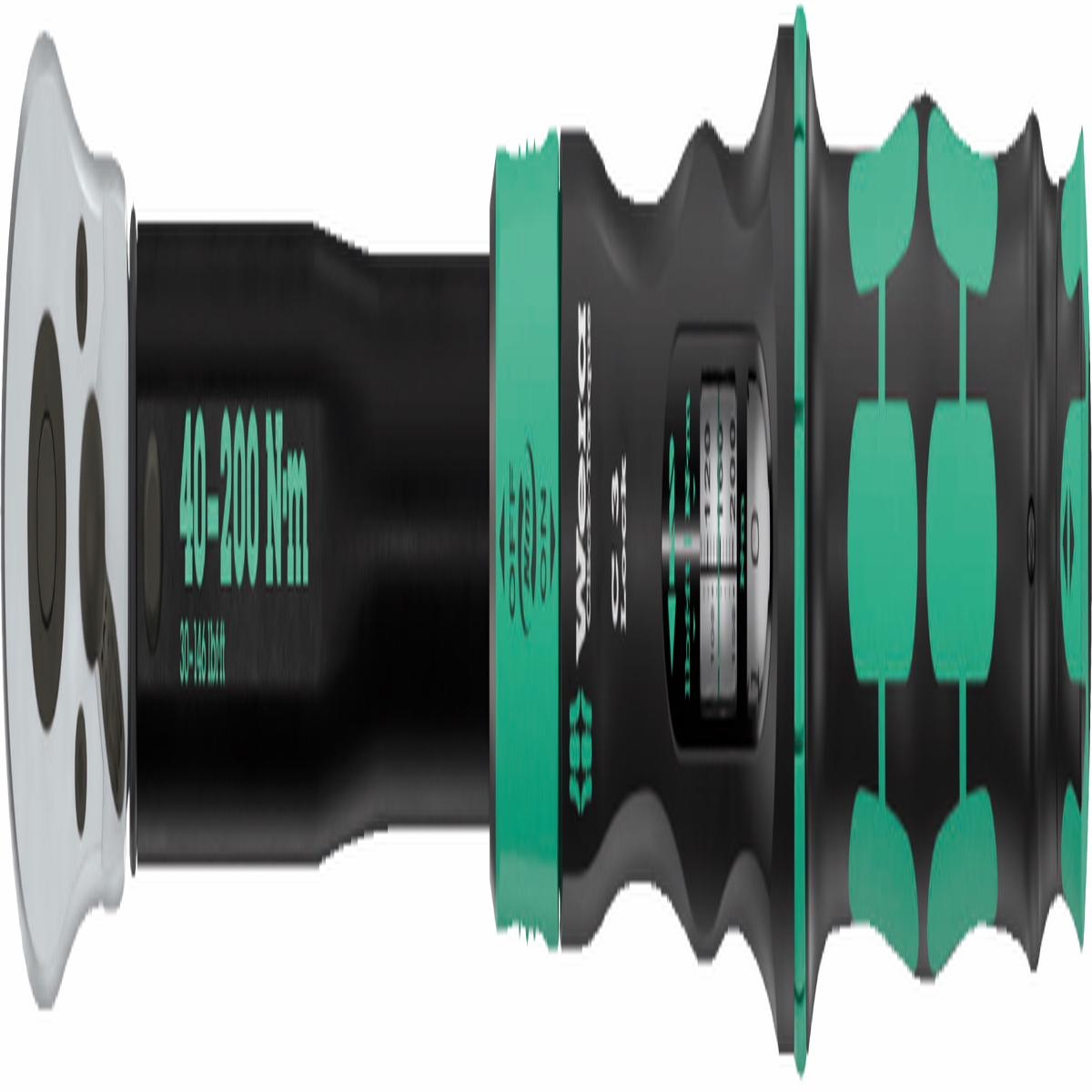 Wera Click-Torque Lock C3 Adjustable Torque Wrench, Reversible Ratchet, Torque Lock Function 1/2",  40-200 Nm
