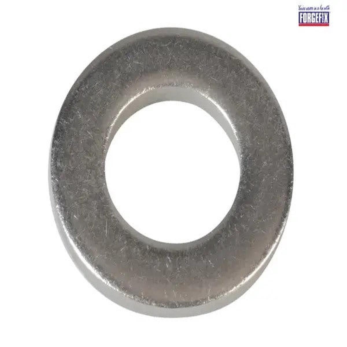 ForgeFix Flat Washers DIN125 A2 Stainless Steel M12 ForgePack 10
