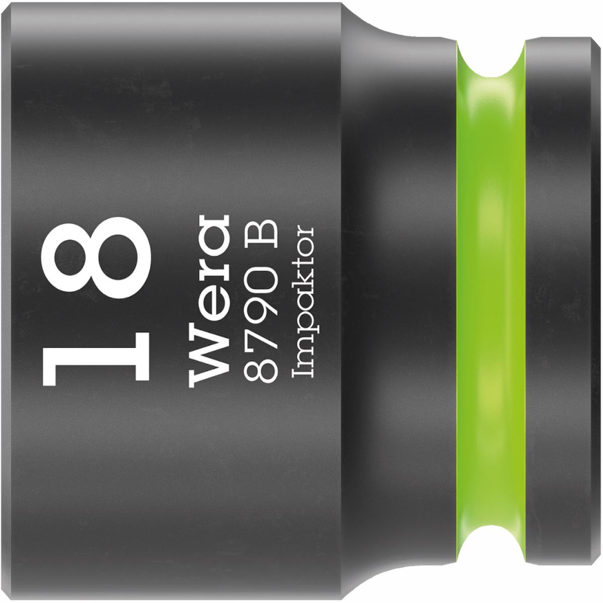 Wera 8790 B Impaktor Socket Wrench Insert 3/8in Dr 18mm