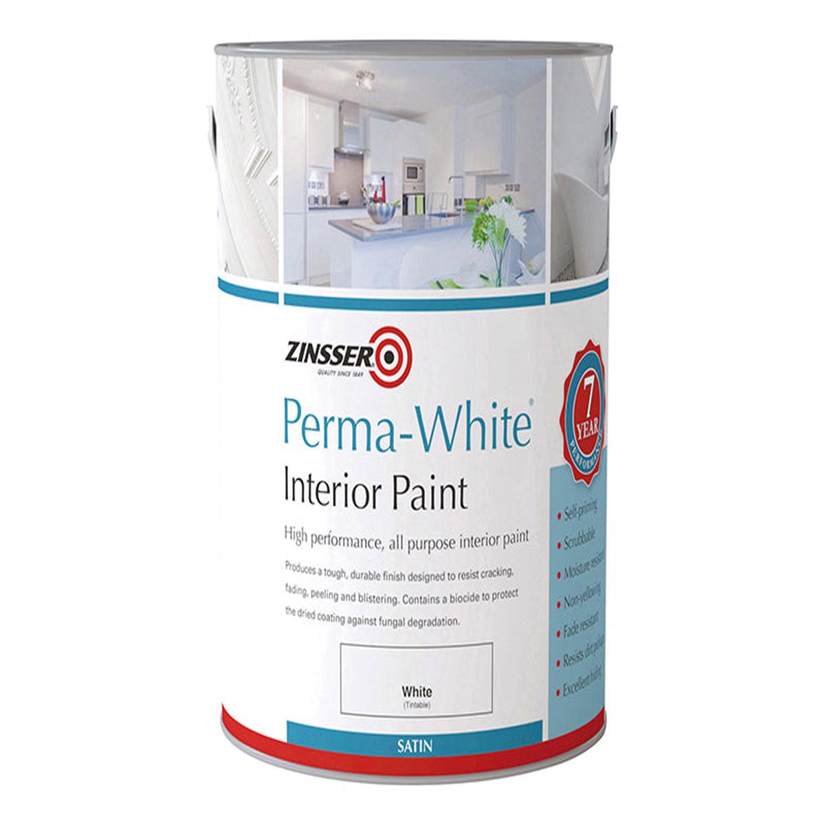 Zinsser  Perma-White Interior Paint Satin 1 litre