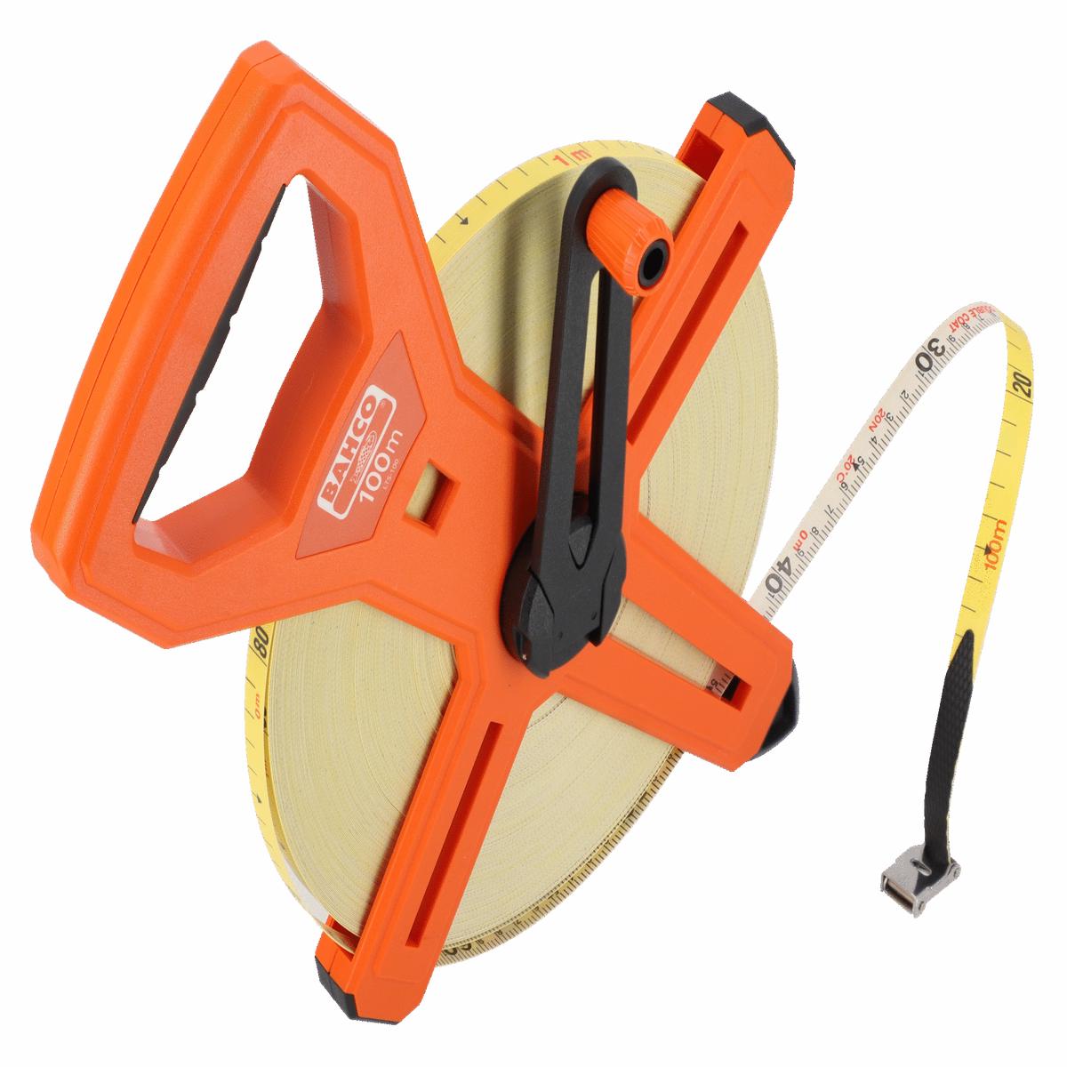Bahco 50m Measuring Tape Metric Fibreglass Blade Width 13mm