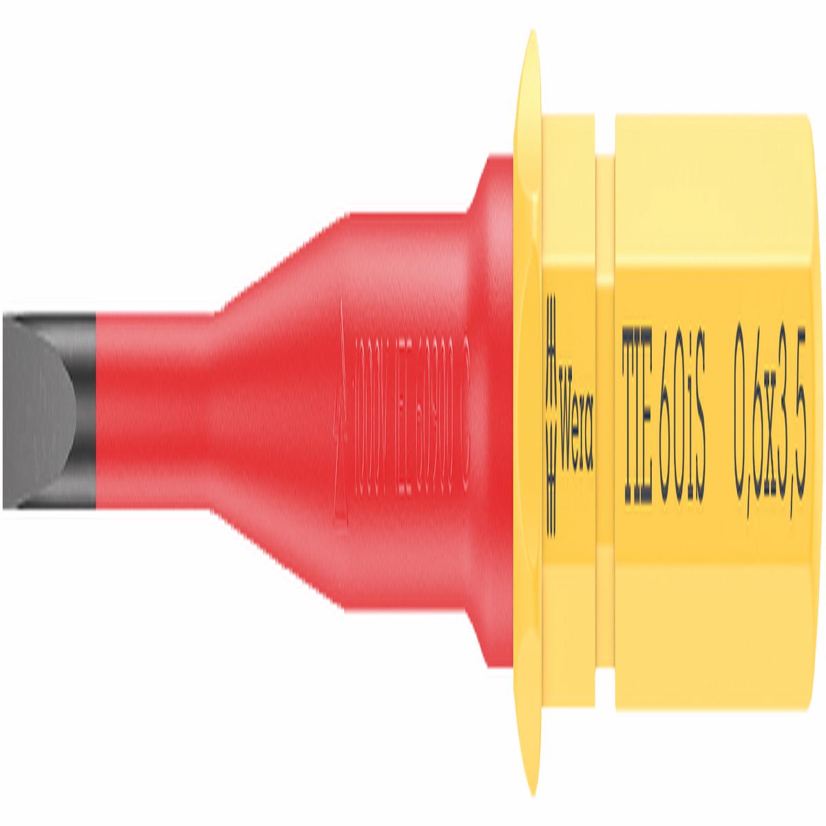 Wera Kraftform Kompakt VDE 60 iS Slotted 0.6 x 3.5 x 157mm Take it Easy