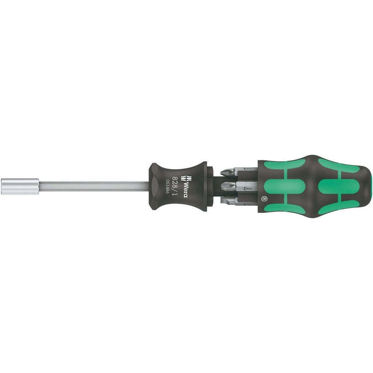 Wera Kraftform Kompakt 27 Set 2 Bit Holding Screwdriver with Magazine 7 Pce