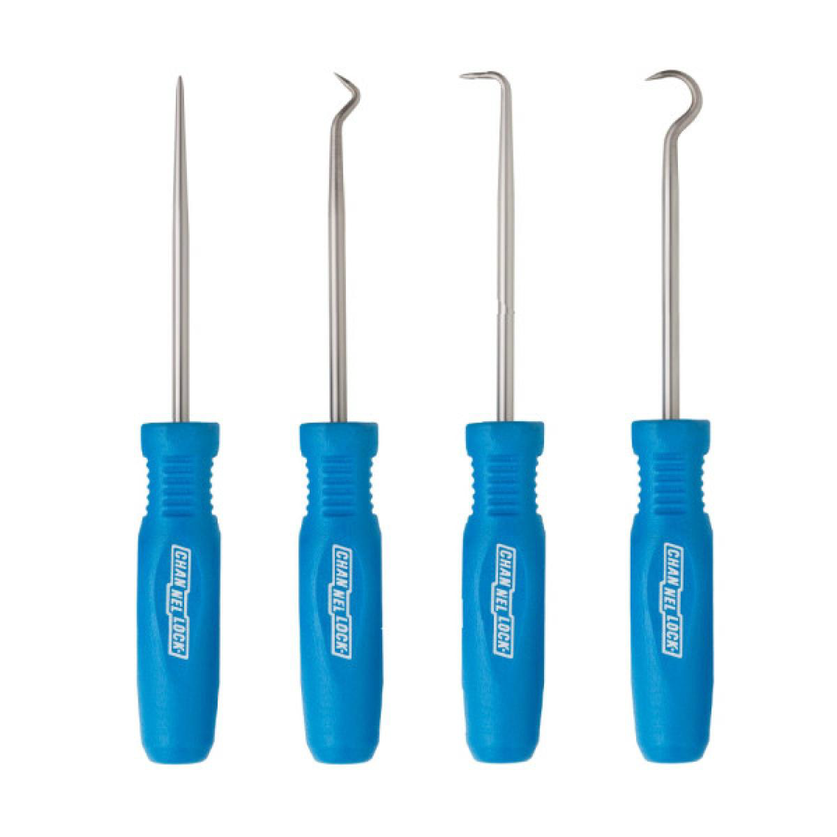 Channellock HP-4H 4PC Precision Hook 038 Pick Set