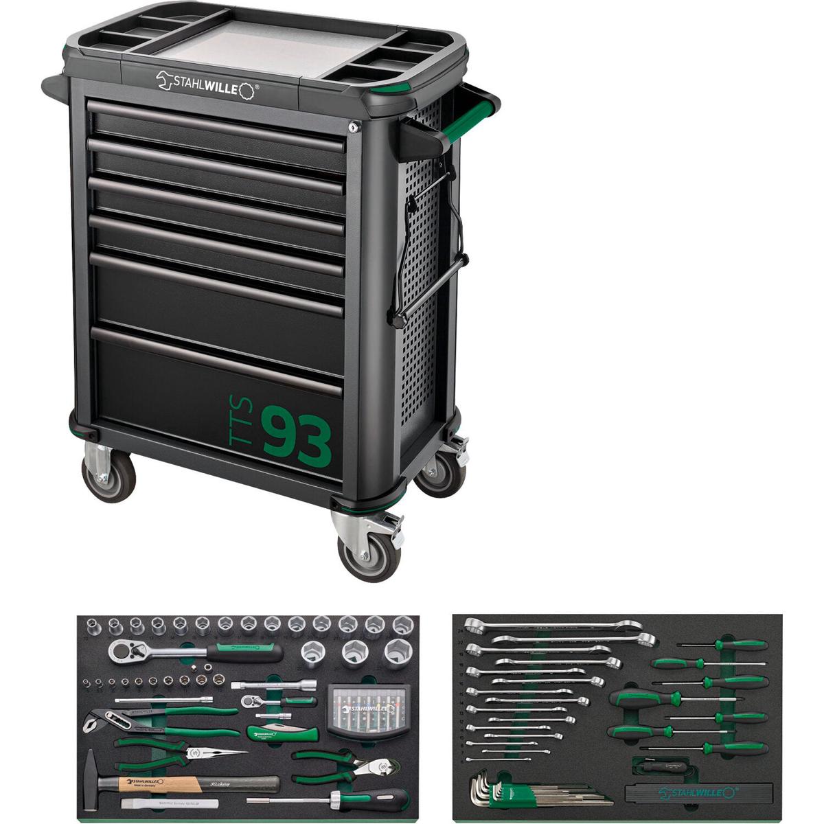 Stahlwille 98830177 Assortment Tools With Tool trolley