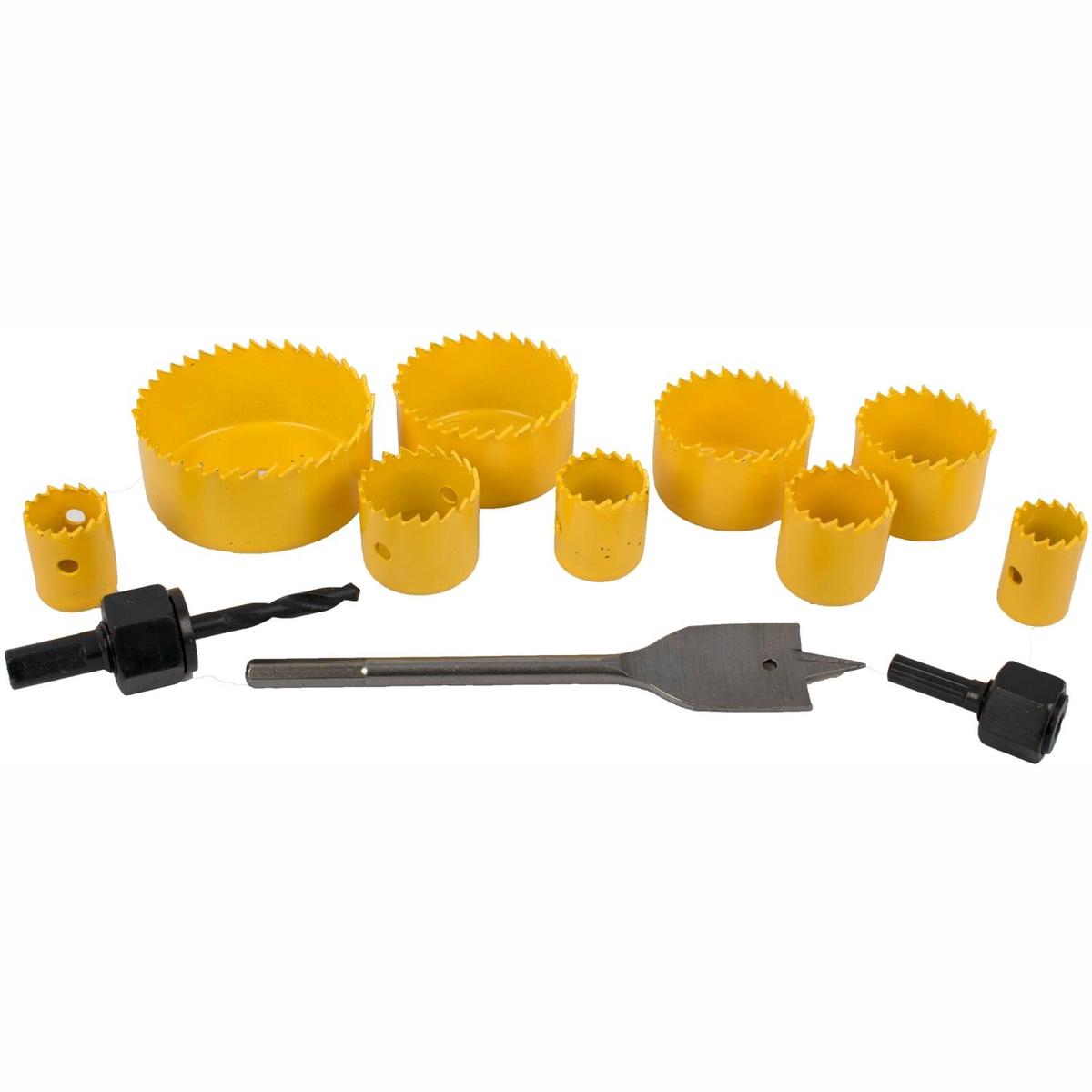 Tork Craft Holesaw Set 13 Pce In Case Carbon Steel