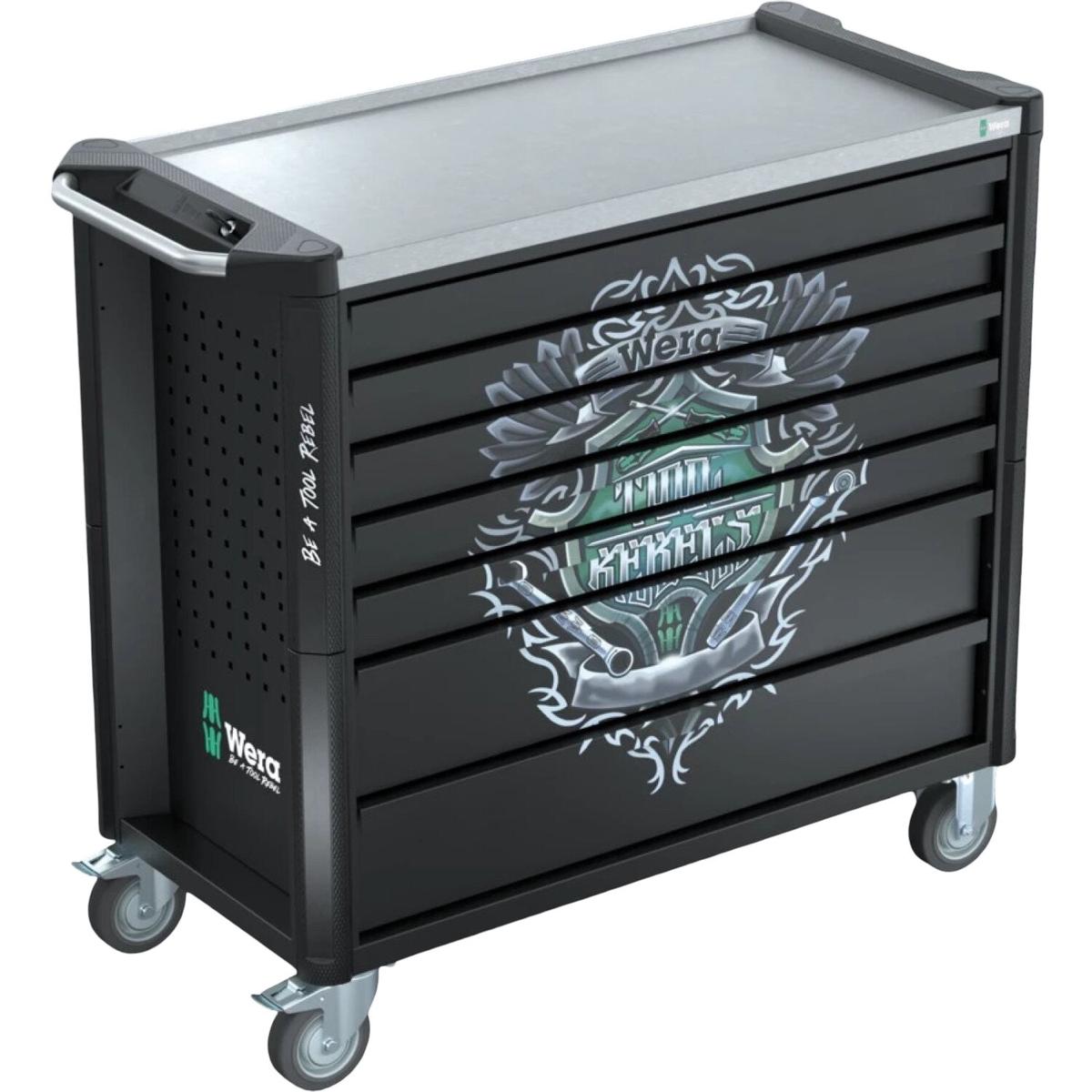 Wera 05150132001 9702 Tool Rebel Roller Cabinet Stainless Xxl 2, 202 Pieces