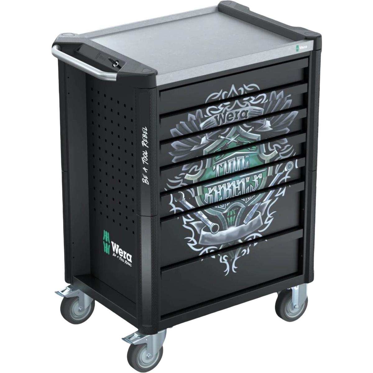 Wera 05150136001 706 Tool Rebel Roller Cabinet Stainless 2, 191 pieces