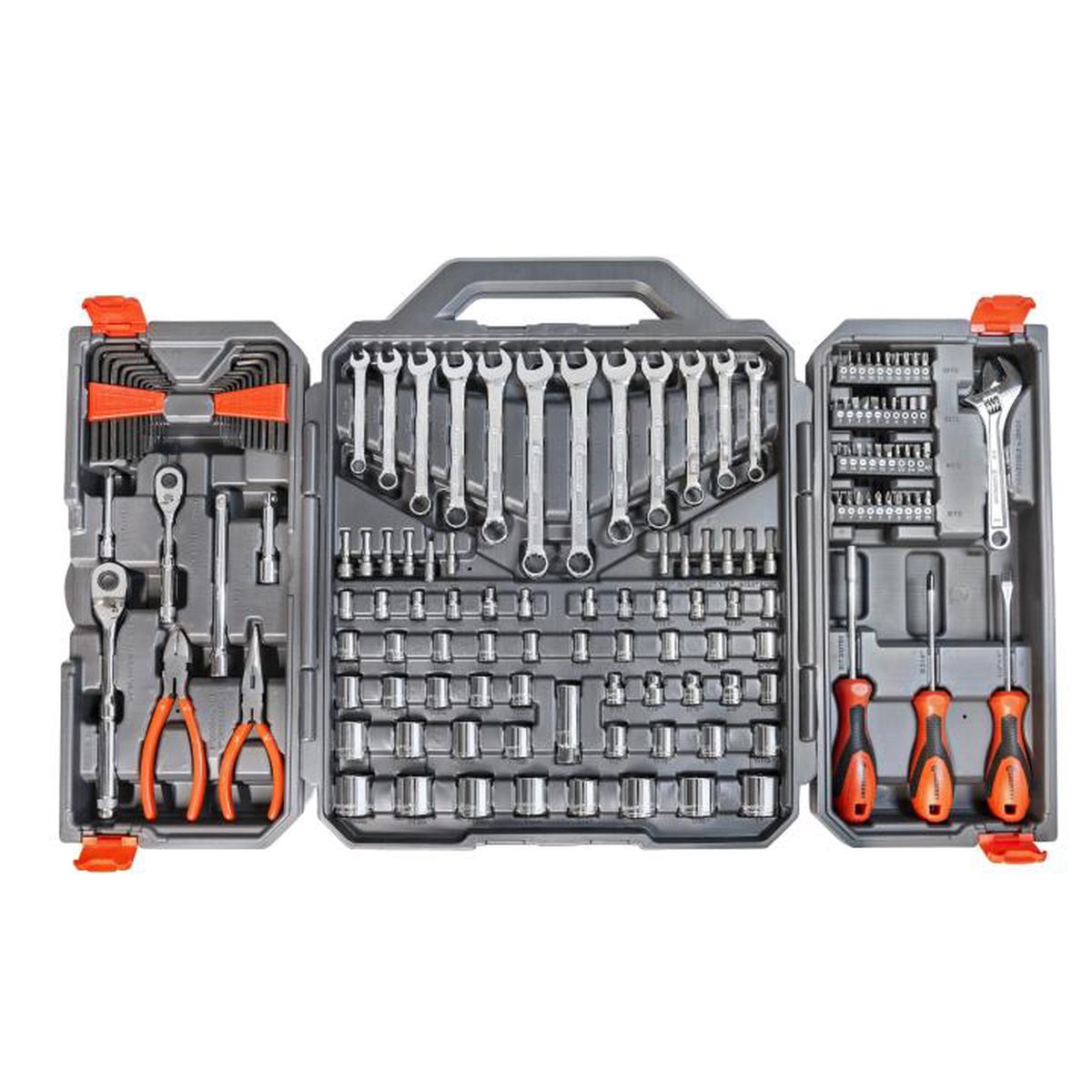 Crescent (CTK150) 150-Piece 1/4" and 3/8" Drive 6-Point SAE/Metric Professional Tool Set