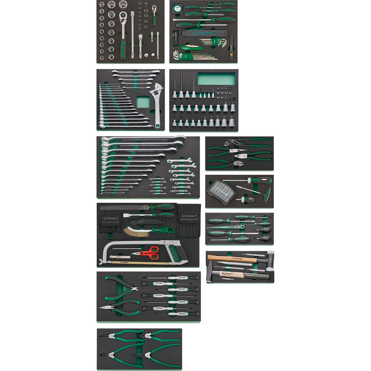 Stahlwille 97830258 Tray TCS 128221 With Tool Set 267 Pcs