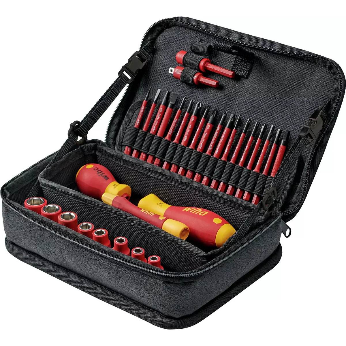 Wiha - Tool Set Slimvario Electric Mixed, 32 Pcs. Incl. Multifunctional Bag | WH-43465