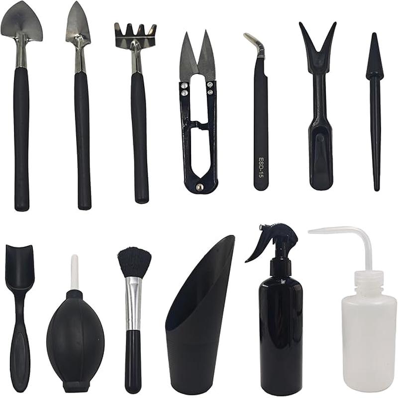 13Pcs Succulent Tools Set Mini Garden Tool Kit Transplanting Tools for Succulent Care Miniature Gardening Plant Watering Houseplant