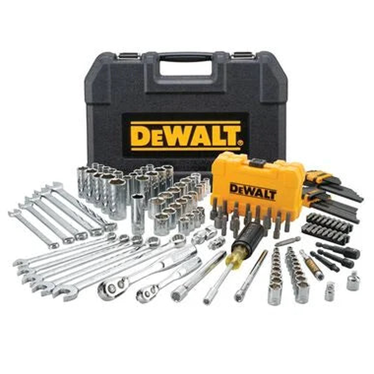 DEWALT (DWMT73802) Mechanics Tools Kit and Socket Set, 142-Piece