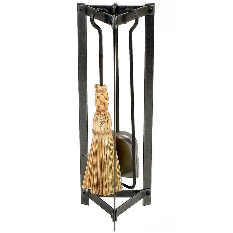 Enclume FPTS6 HS Triangle Fireplace Tool Set w/ Base & 3 Tools HS