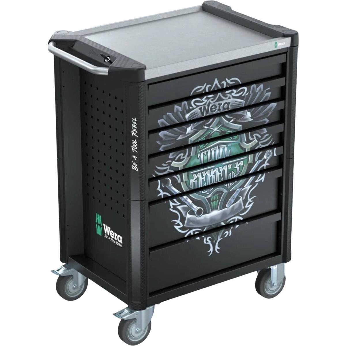 Wera 05150136001 706 Tool Rebel Roller Cabinet Stainless 2 191 pieces